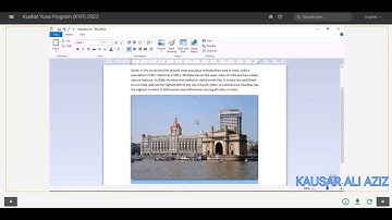 🙏 WORDPAD APPLICATION || COMPUTER FUNDAMENTALS || KYP CLASS ROOM VIDEO 🙂#COMPUTER #kyp ❤️