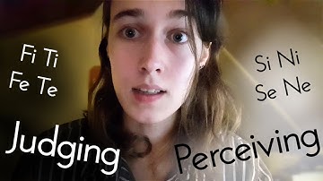 MBTI: Judging vs Perceiving explained using the Cognitive Functions
