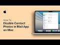 How to Disable Contact Photos in Mail App on Mac
