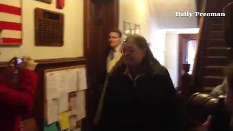 Carol Boeck enters Tivoli court Tuesday