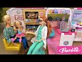 Barbie and Ken Chores Day Story with Chelsea Pretending to be Sick and Barbie Emergency Doctor Visit