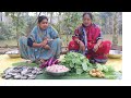 Chicken curry and Tilapia fish with potato curry and brinjal and spinach with  kohlrabi curry