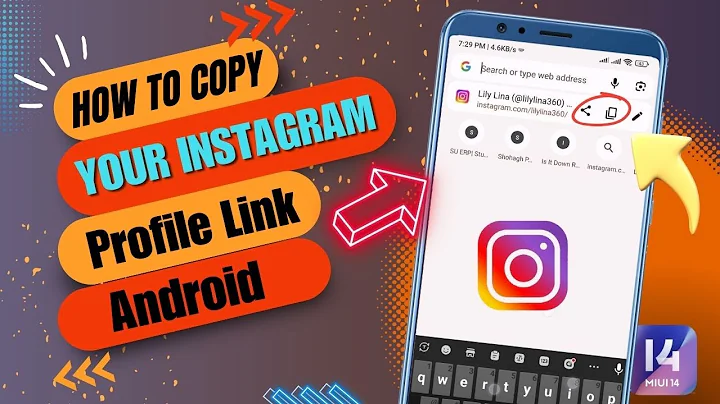 How To Copy Instagram Profile Link On Android | Find your Instagram Profile Link (2023)