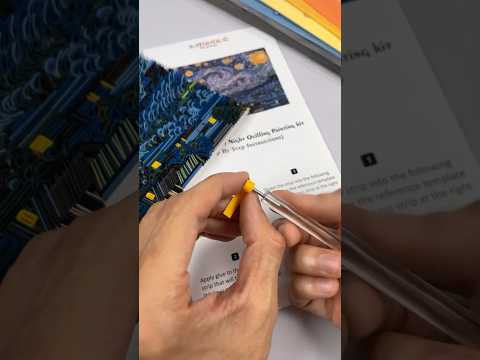 Quilling Starry Night