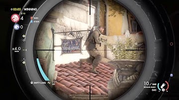 Sniper Elite 4 Multiplayer CTF Marina 35-12