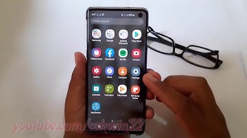 Samsung Galaxy S10 : How to find Android Version (android pie)