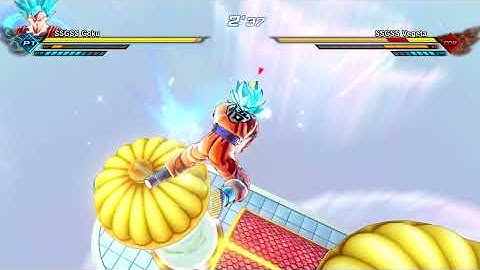 Dragon Ball Xenoverse 2 : SSGSS Goku Vs  SSGSS Vegeta