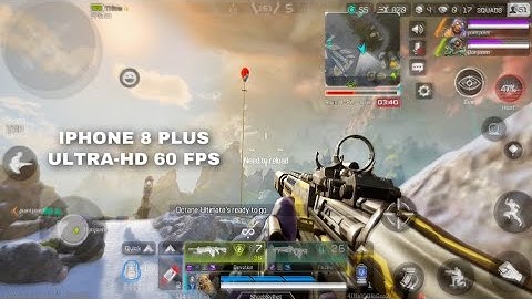 APEX LEGENDS MOBILE | IPHONE 8 PLUS | ULTRA-HD 60 FPS GAMEPLAY | MAX GRAPHICS FPS TEST-PERFORMANCE