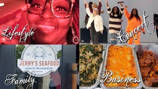 Vlog: Days Of My Life: Meat Market + Tasha Cobbs Concert +Mothers Day &amp; Home of the Crab Bomb #vlog