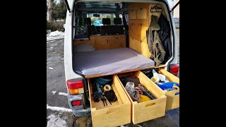 How to build your own campervan from VW T4 ? Do it yourself!
