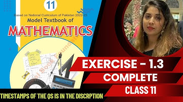Exercise 1.3 class11| class 11NBF| EX 1.3 class 11| ex 1.3 class 11| Ex 1.3 class 11 #mathsclass11