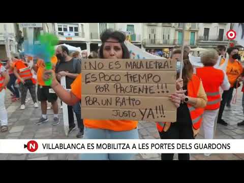 Els treballadors de Villablanca es manifesten a les portes dels Guardons de la Ciutat