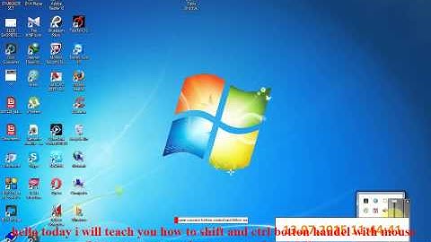 Mouse button control