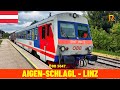 Cab Ride Aigen-Schläg - Linz Urfahr (Mühlkreisbahn, ÖBB, Austria, May 2025) train driver's view 4K