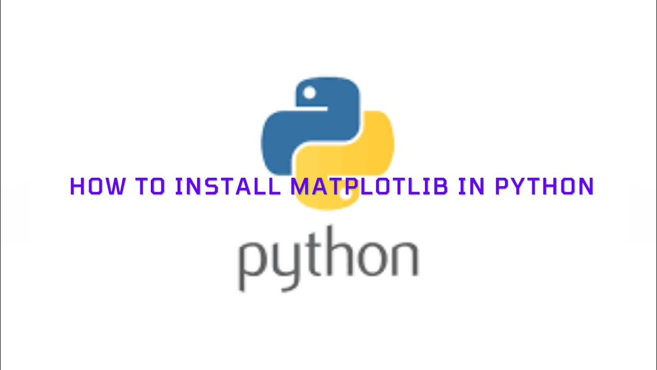 How To Install MATPLOTLIB, NUMPY AND SCIPY IN PYTHON(WINDOWS) - YouTube