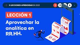 5 lecciones aprendidas en 2023 - Lección 1: Aprovechar la analítica en RR.HH. #ebook