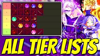 Sailor Piece ALL TIER LISTS! (RANKING BEST MELEES, WEAPONS, BLOODLINES, RACES, CLANS &amp; RUNES) Roblox