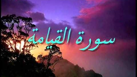 سورة القيامة  aorat al-qeama   وليد النائحي