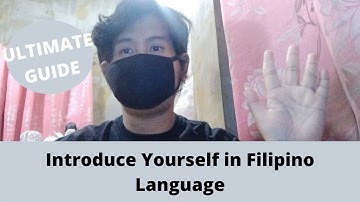 Introducing yourself in Filipino Language + Counting numbers