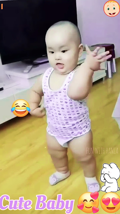 😅🤣😂Dum dum diga diga || Dum dum dika dika #cute #funnybaby #funnyclips #ytshort