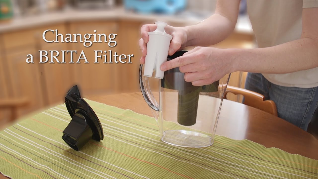 how-to-change-a-brita-filter-youtube