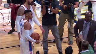 Russell Westbrook pushes fan: Nuggets vs Thunder