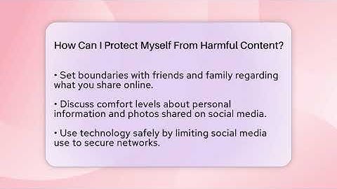 How Can I Protect Myself From Harmful Content? - Everyday-Networking