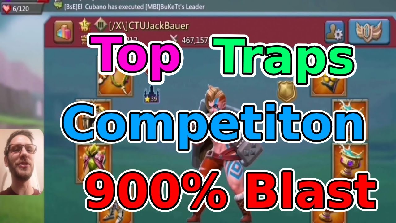 100m eats a rally? 900% rally eaten by 180m. Top Traps in Lord's mobile Competition 2! ? Video 3