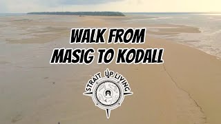 Low tide walk from Masig to Kodall