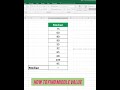 median function in excel #excel #exceltutorial #exceltips #excelshorts #median