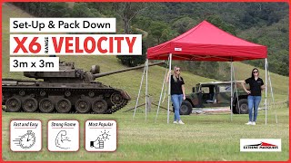 How to Setup and Pack Down an X6 Velocity 3m x 3m Marquee | Extreme Marquees