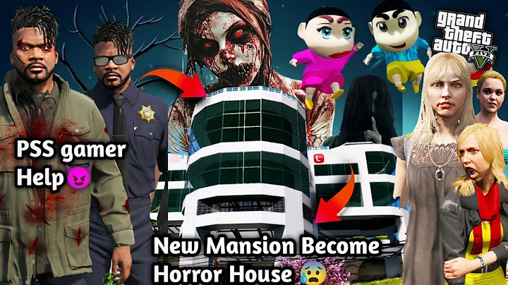 GTA 5: Franklin New Mansion Captured Ghost Outside House😰Shinchan Take PSS Gamer's Help🫨Ps Gamester