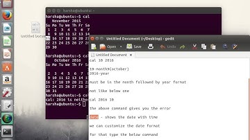 UNIX commands to get sysem date/time and calendar