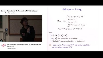 Sebastian Will: Comparative methods for RNA structure analysis - Lecture 2
