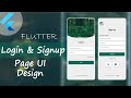 Login &amp; Signup Page UI Design in Flutter | Flutter UI Design | Flutter Speed Code | Flutter Tutorial
