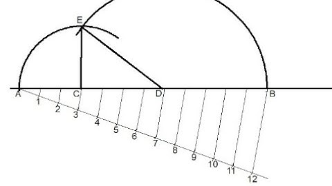Engineering Drawing || Construction of A Triangle Using Division Of Lines