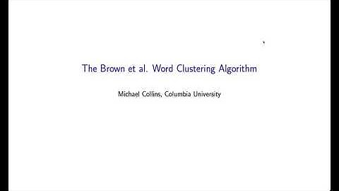 Natural Language Processing by Michael Collins, Columbia University P95  01 Int