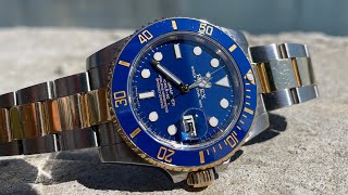 Обзор часов Rolex Submariner сталь/золото