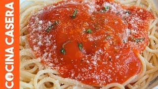 Salsa de tomate casera para pasta