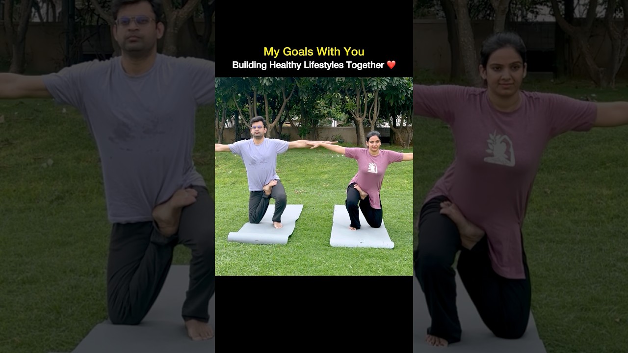 Building healthy lifestyle together #sonamam #navneetsir #viralmaths #yogaday #internationalyogaday