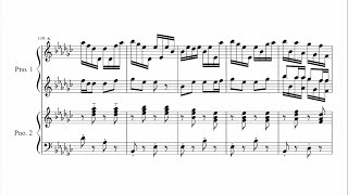 Ievan Polkka for 2 Pianos (MIDI)