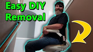 How to Remove an Acorn Stair Lift Chair  STEP BY STEP