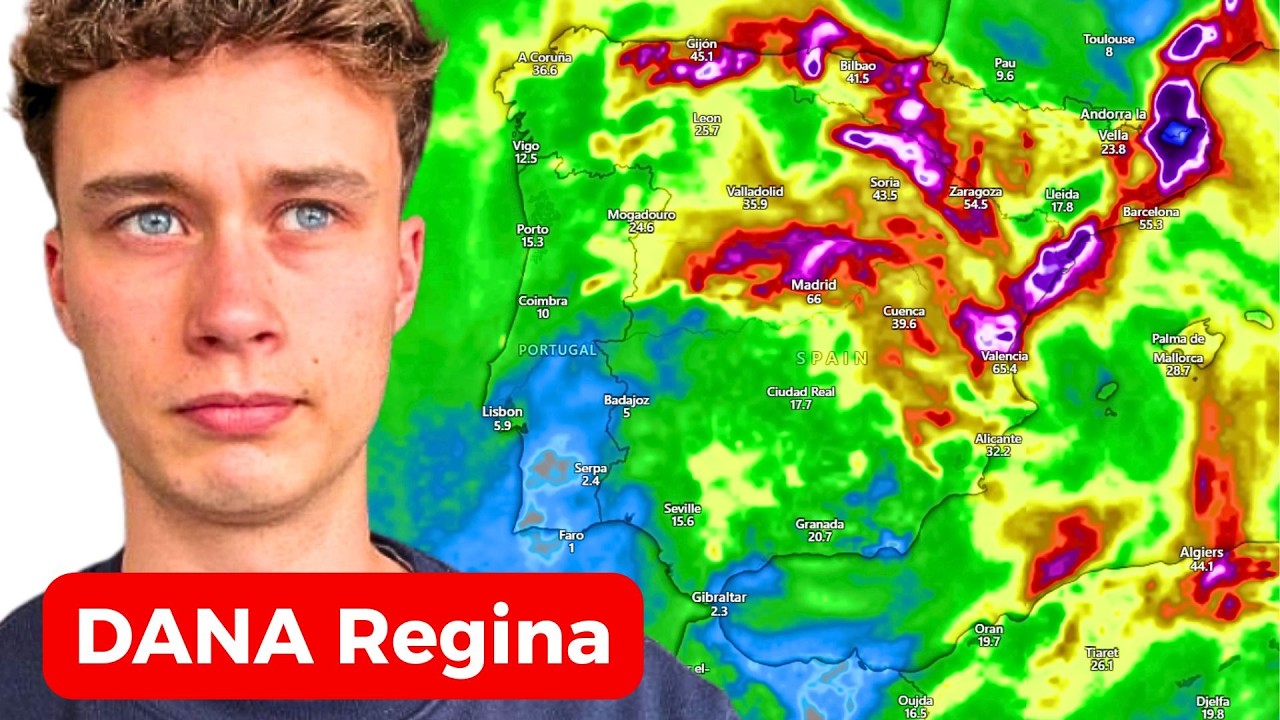 🌩️Una GOTA FRÍA dejará hasta 200 LITROS de agua estos próximos días en puntos de la península