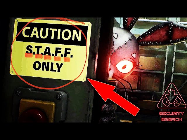 What Does S.T.A.F.F. Stand For? | Five Nights at Freddy's Security Breach Theory