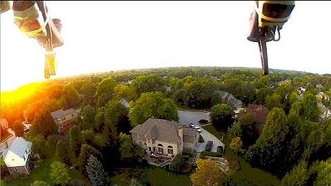 DJI F550 NAZA V2 Hexacopter FPV - Getting some Altitude with GoPro Hero 2