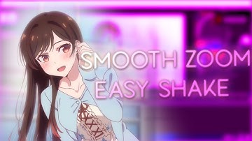 Smooth Zoom Transitions + Easy Shake | After Effects AMV Tutorial 2021