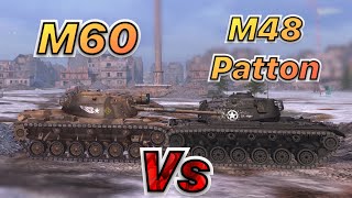 НА ЗАБИВ#39 | Стали ИМБОЙ после АПА? | M60 vs M48 Patton | WoT Blitz | Zlobina Liza