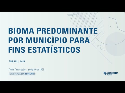 Vídeo - André Assumpção, Geógrafo do IBGE - 2024