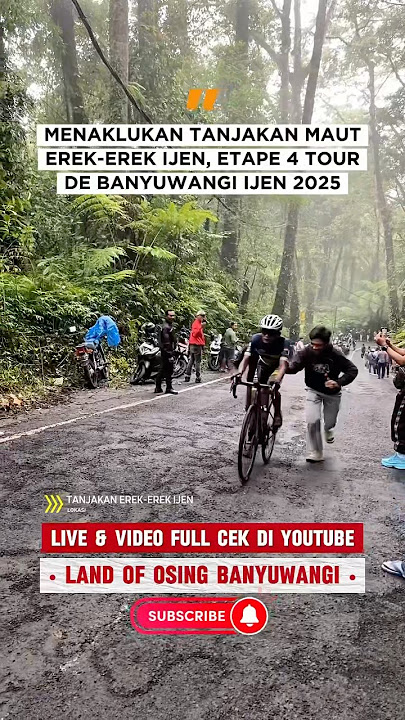 Tanjakan Erek-Erek Ijen | Etape 4 Tour de Banyuwangi Ijen 2025