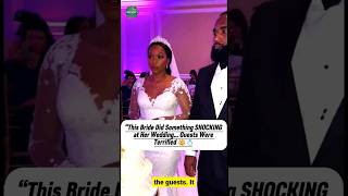 “This Bride Did Something SHOCKING at Her Wedding… Guests Were Terrified 😳💍💍”